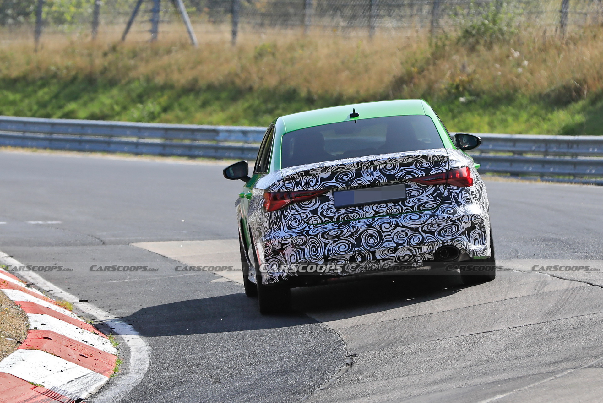 The 2021 Audi RS3 Sedan Shows More Skin, Looks Tasty In Lambo-Green