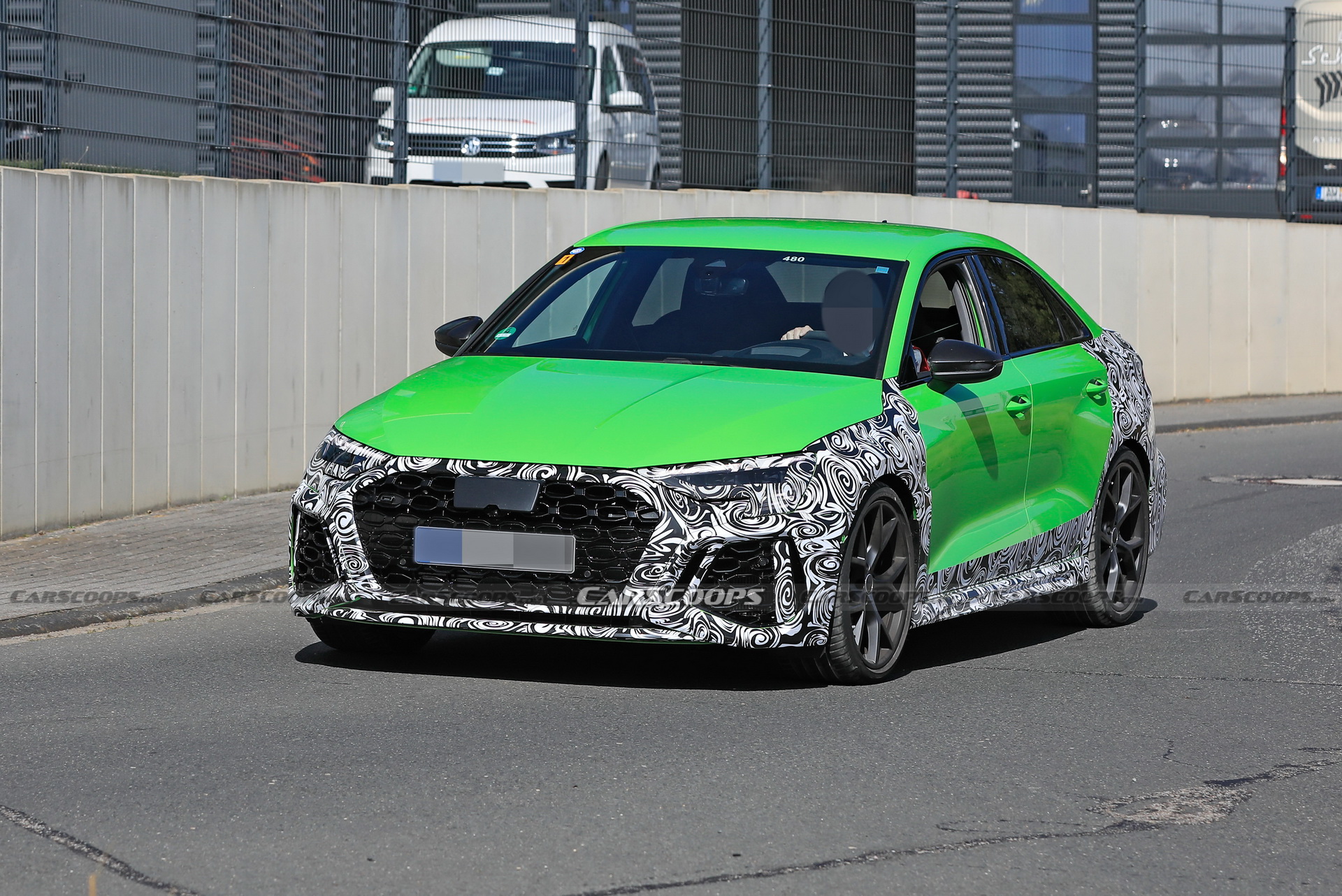 The 2021 Audi RS3 Sedan Shows More Skin, Looks Tasty In Lambo-Green