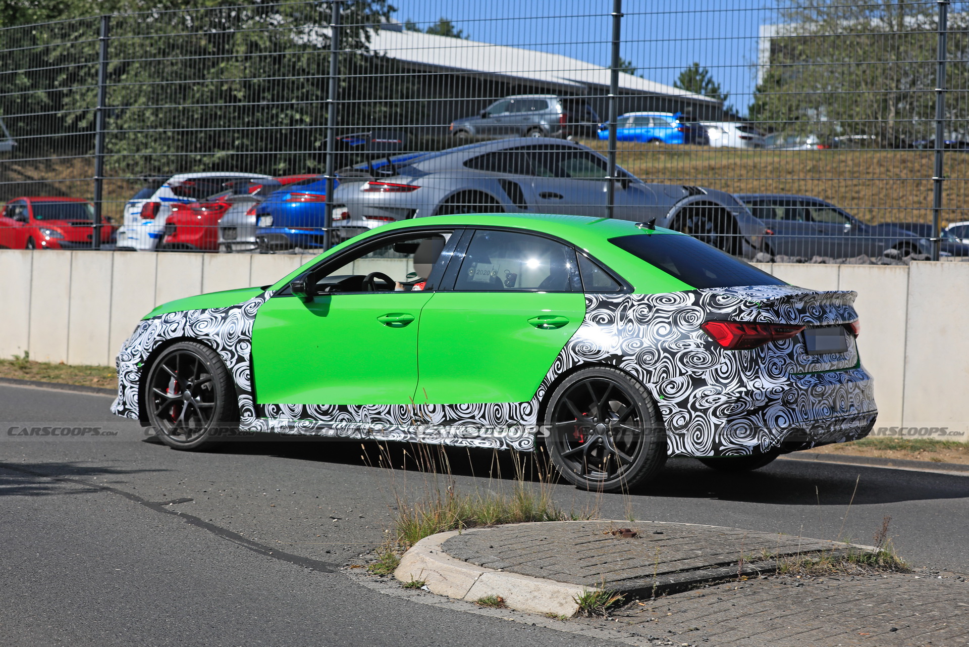The 2021 Audi RS3 Sedan Shows More Skin, Looks Tasty In Lambo-Green