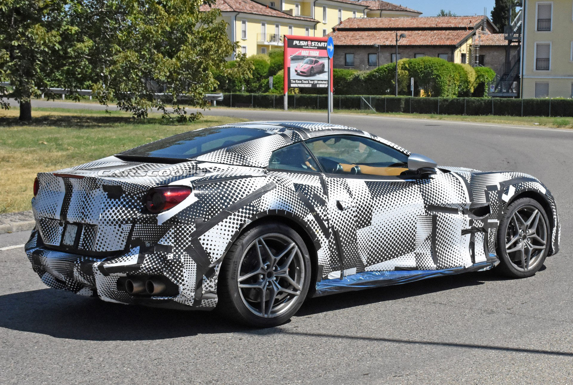 Facelifted Ferrari Portofino Spied Hiding Subtle Updates