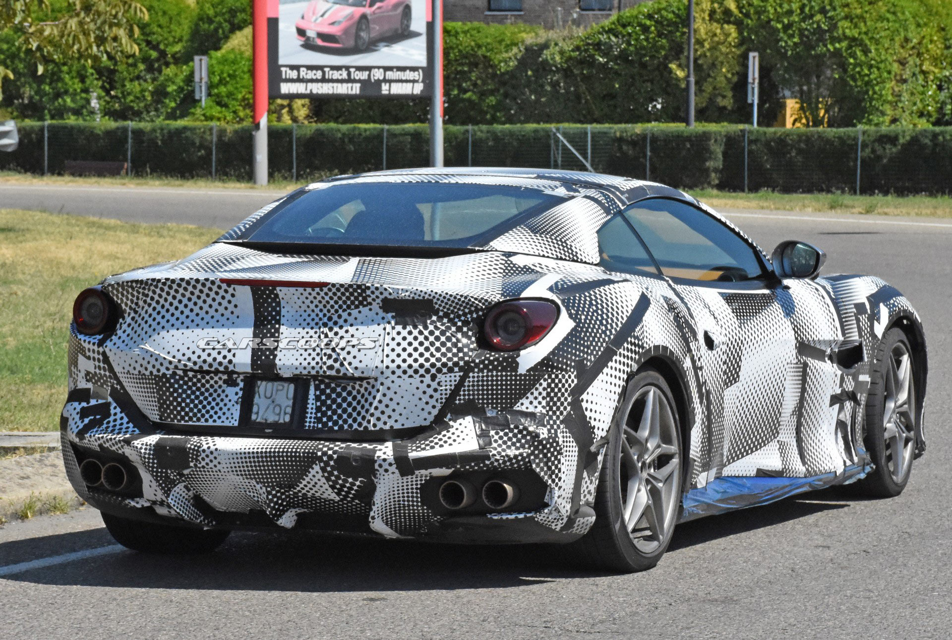 Facelifted Ferrari Portofino Spied Hiding Subtle Updates