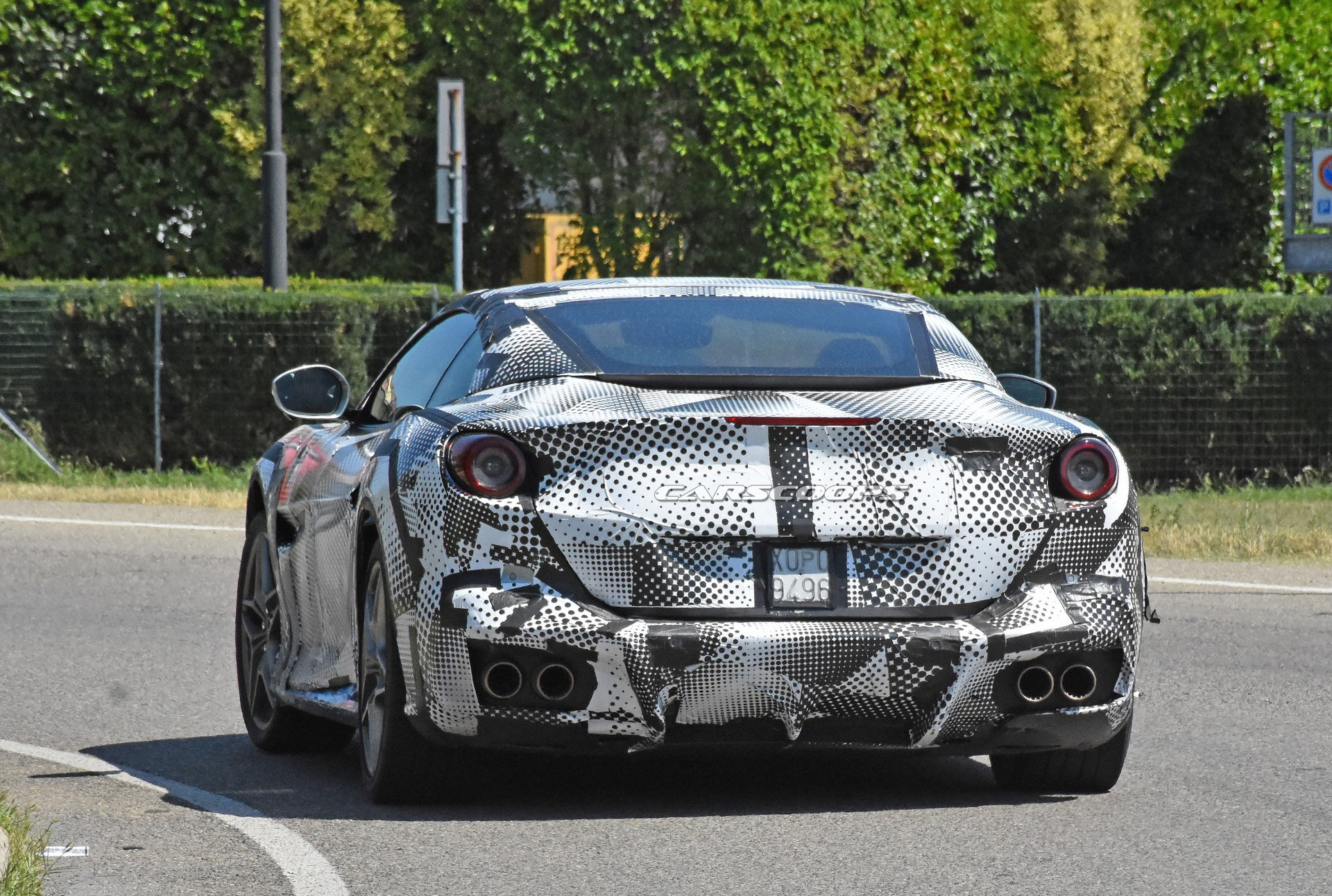Facelifted Ferrari Portofino Spied Hiding Subtle Updates