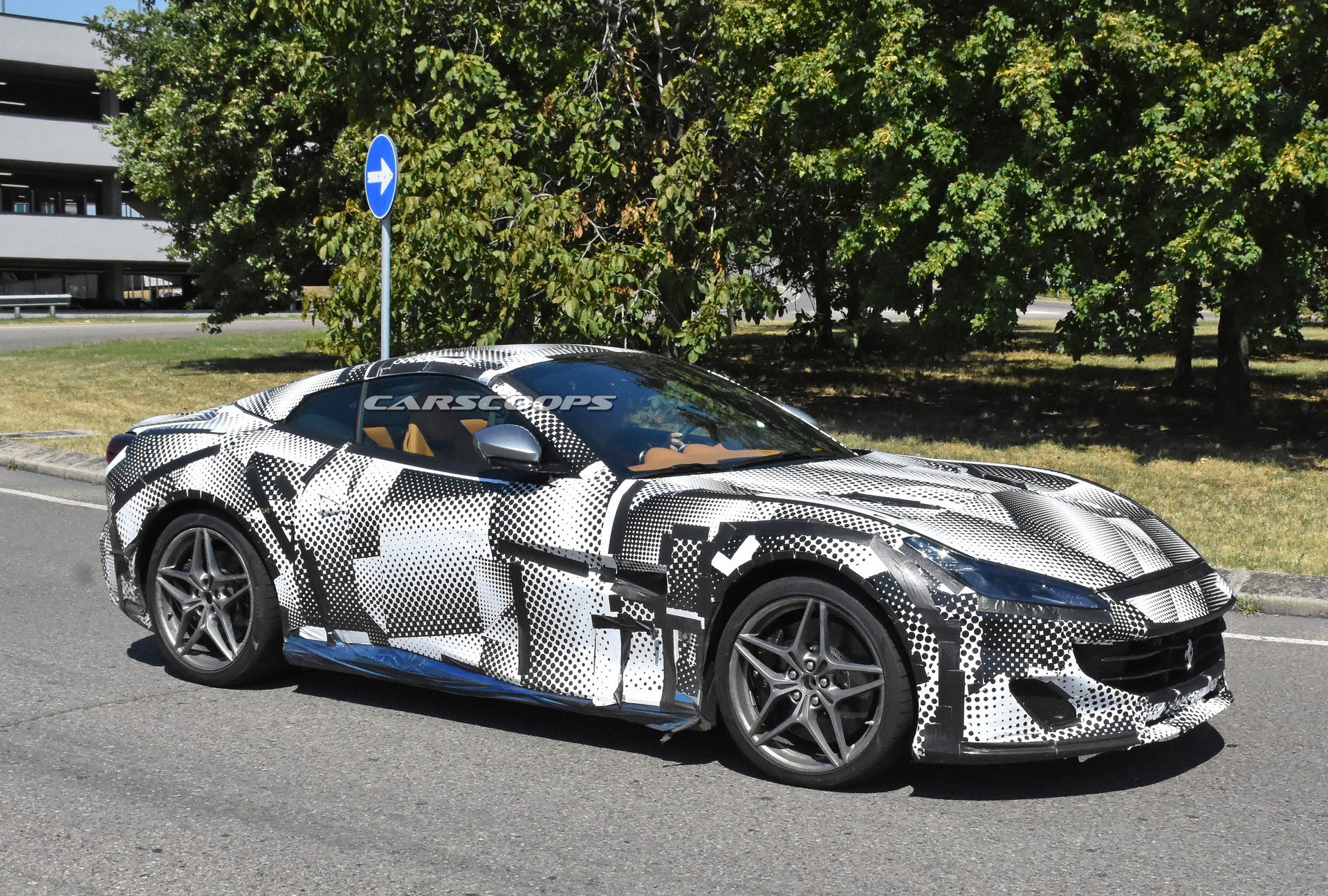 Facelifted Ferrari Portofino Spied Hiding Subtle Updates