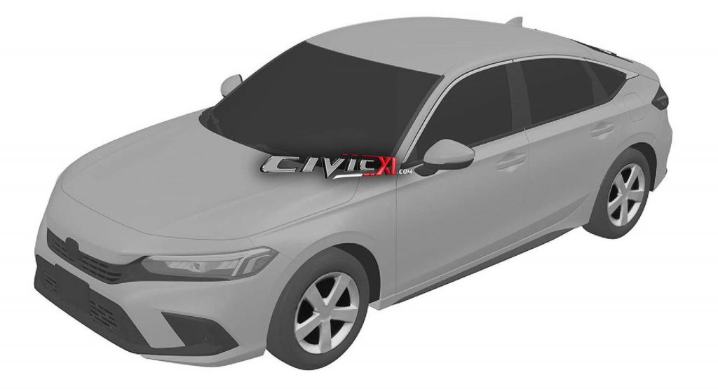  The 2022 Honda Civic Hatchback Will Look Like This According To Patent Photos