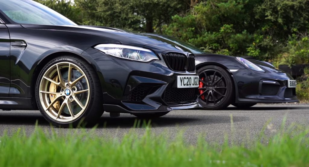 BMW M2 CS And Porsche Cayman GT4 Vie For Straight-Line Speed Honors