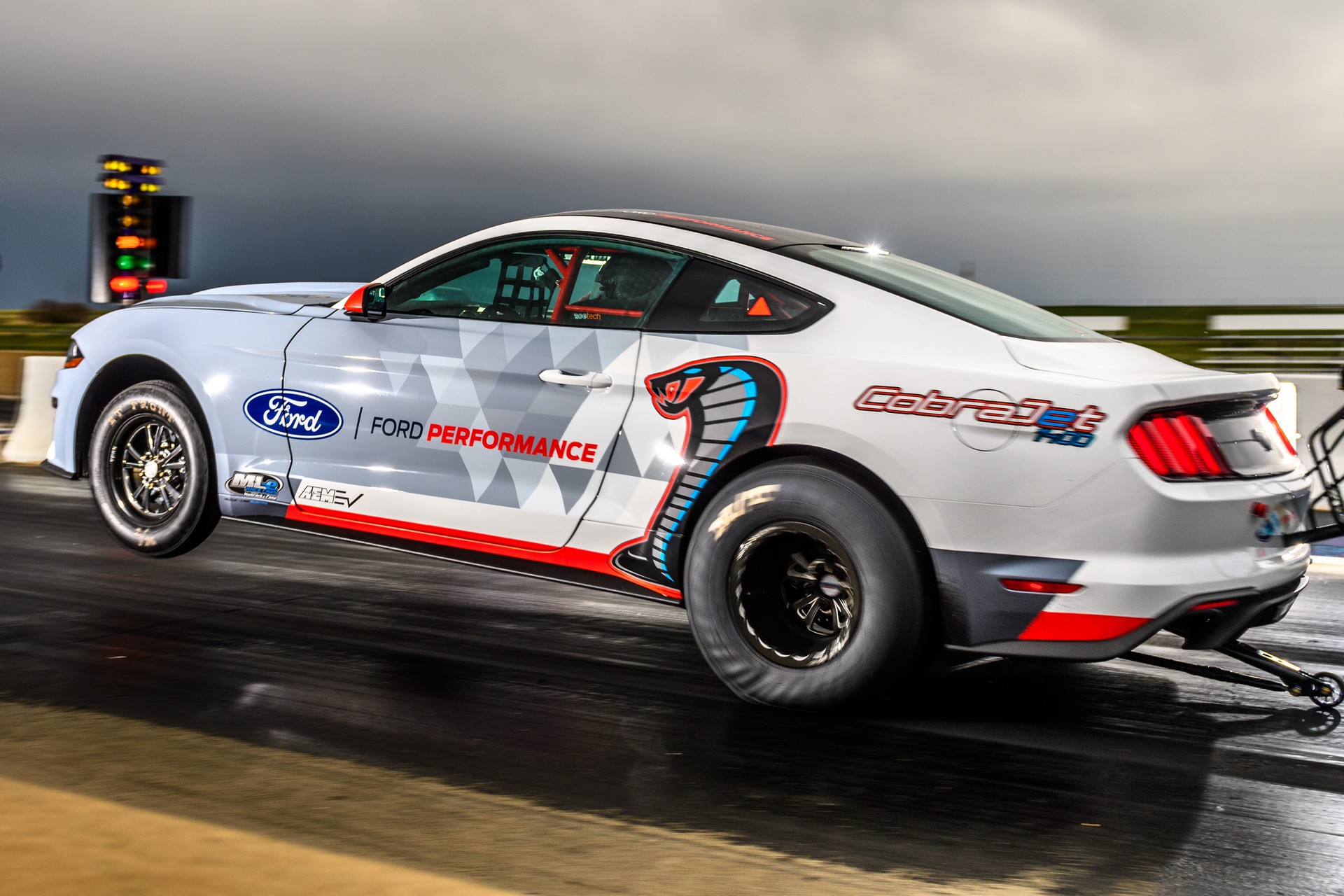 Electric Ford Mustang Cobra Jet Prototype Boasts 1,502 HP And Quarter-Mile Run In 8.27 Sec