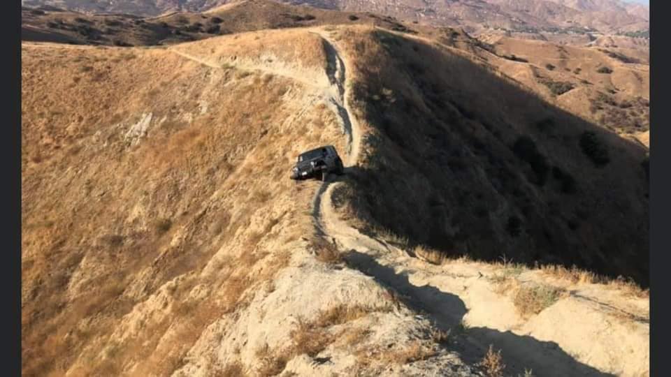 Is This Another Jeep Thing? Wrangler Found Abandoned Hanging Off A Californian Cliff