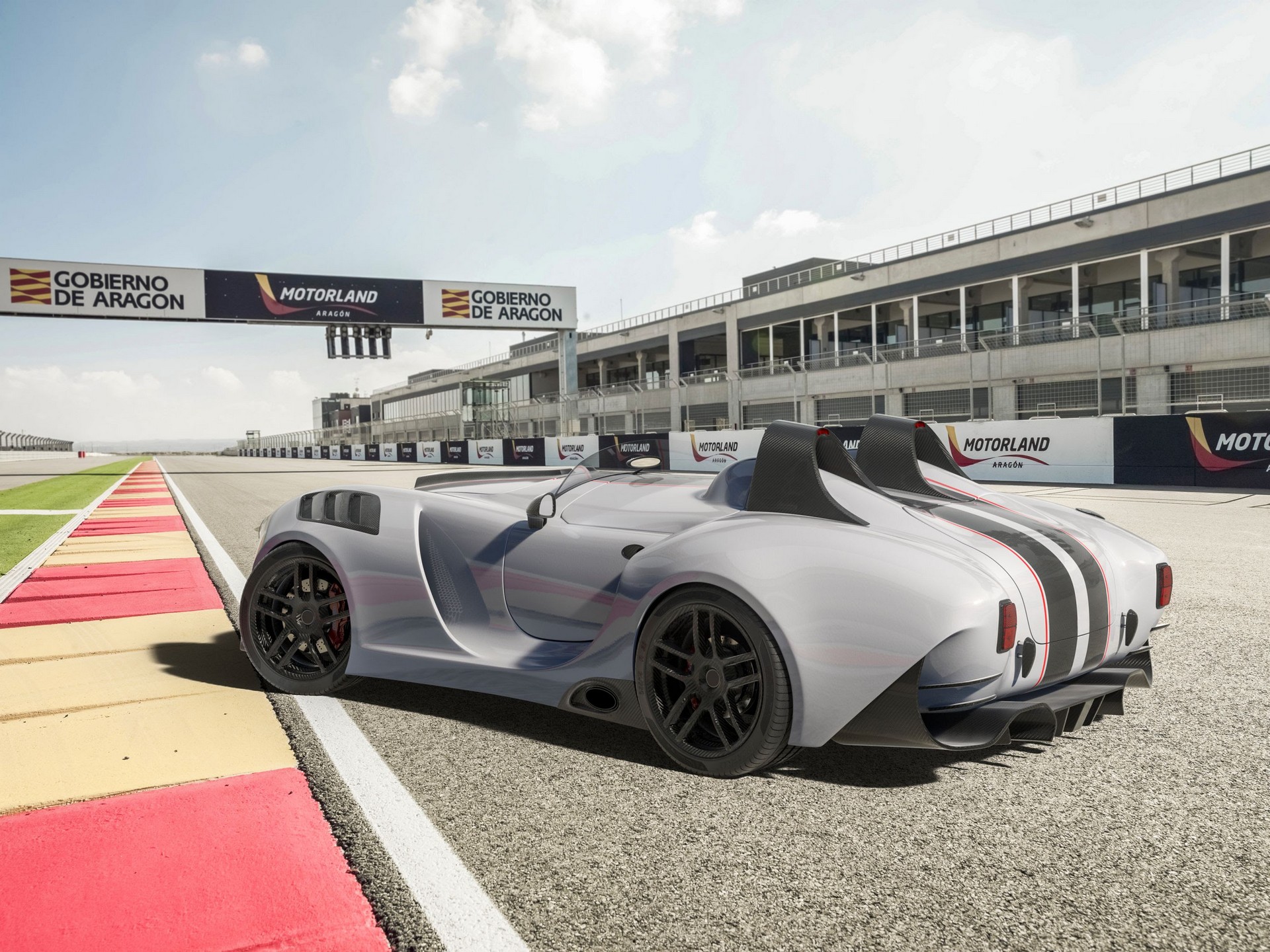 The Knight Vision R Wants To Be A Modern, High-Tech Shelby Cobra With A V8 And Two Electric Motors