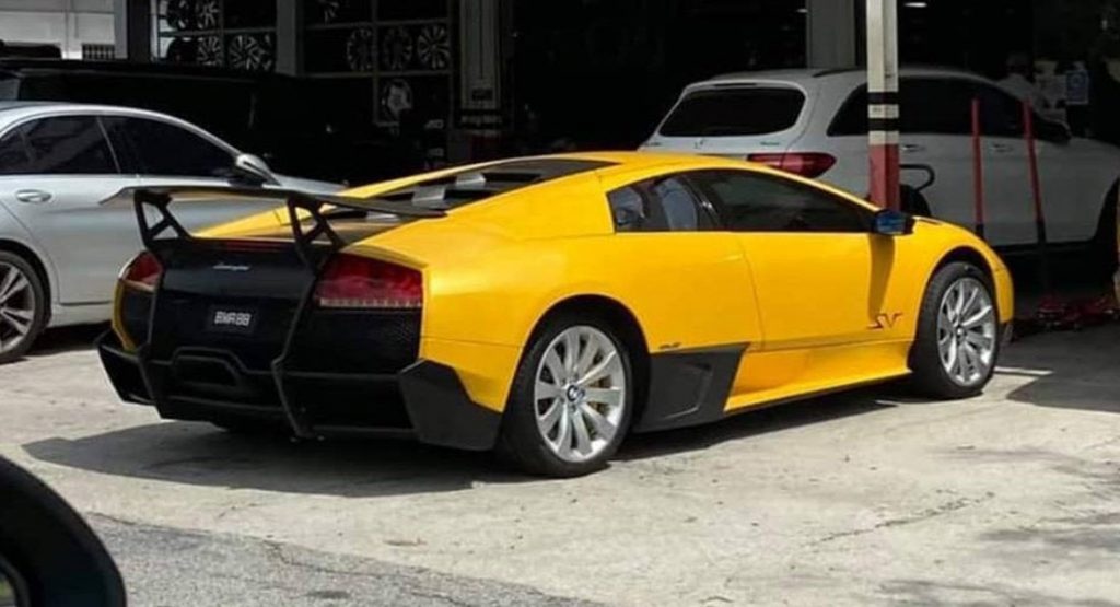  There’s Something Totally Wrong About A Lamborghini Murcielago SV With BMW Wheels