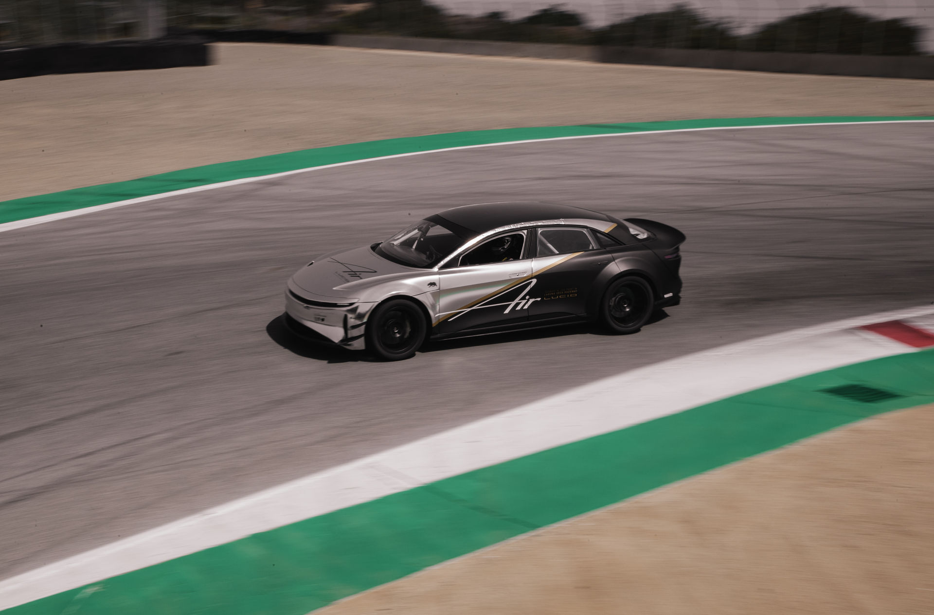 Lucid Air Laps Laguna Seca Faster Than A Ferrari 488 GTB During Testing Session