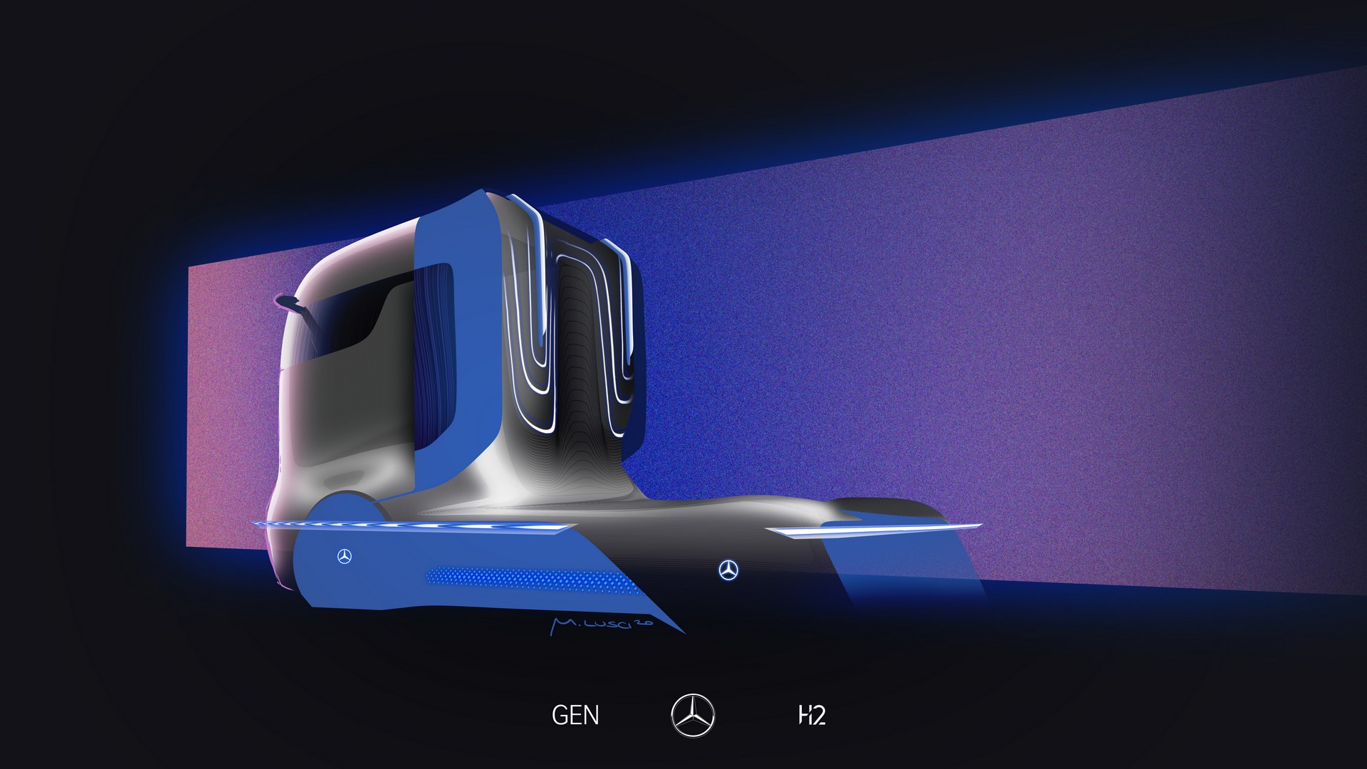 New Mercedes-Benz GenH2 Fuel-Cell Semi Concept Previews Production Model Coming Soon