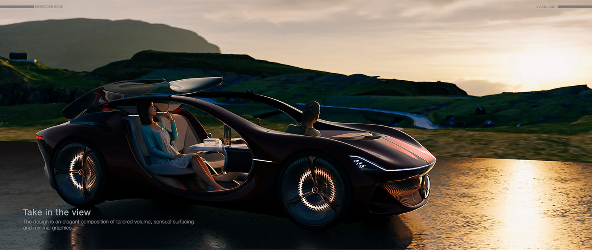 Mercedes-Benz Vision Duet Study Is For The Autonomous And Electric Future