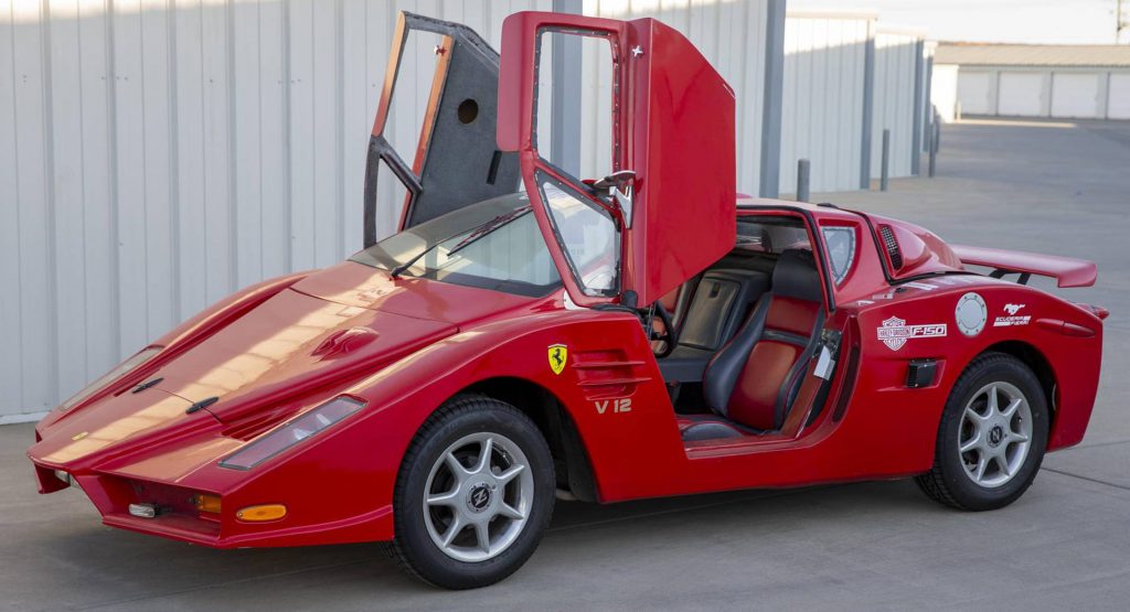  Cover Your Eyes Kids, A Confused Pontiac Fiero Is Masquerading As A Ferrari Enzo