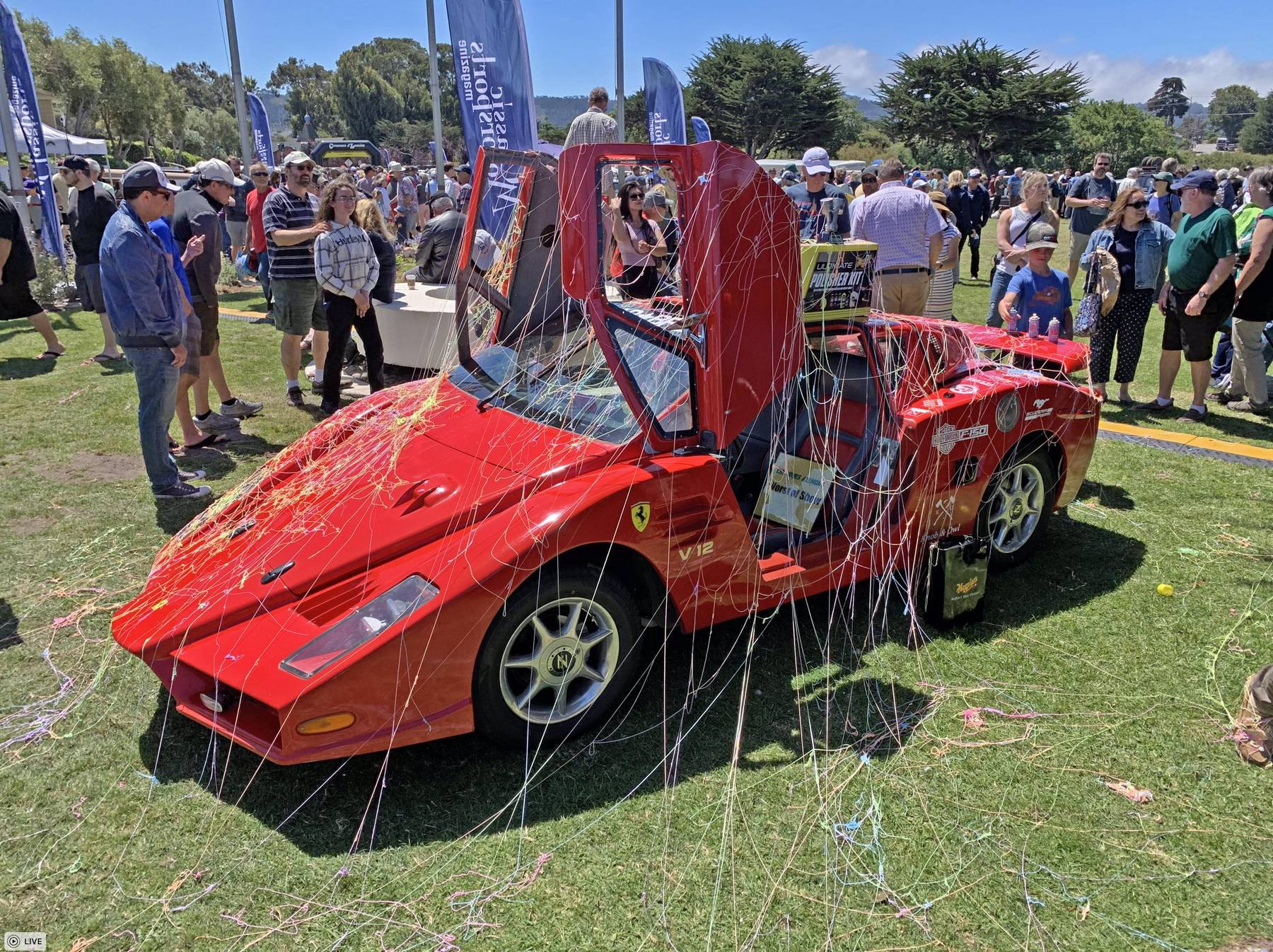 Cover Your Eyes Kids, A Confused Pontiac Fiero Is Masquerading As A Ferrari Enzo