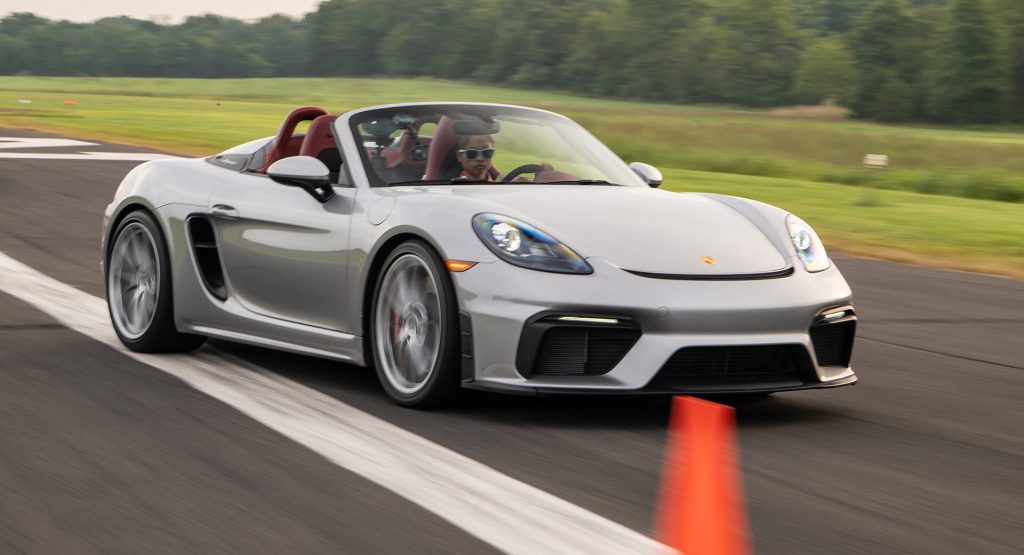  16-Year Old Girl Sets World Record For Fastest Slalom In Porsche 718