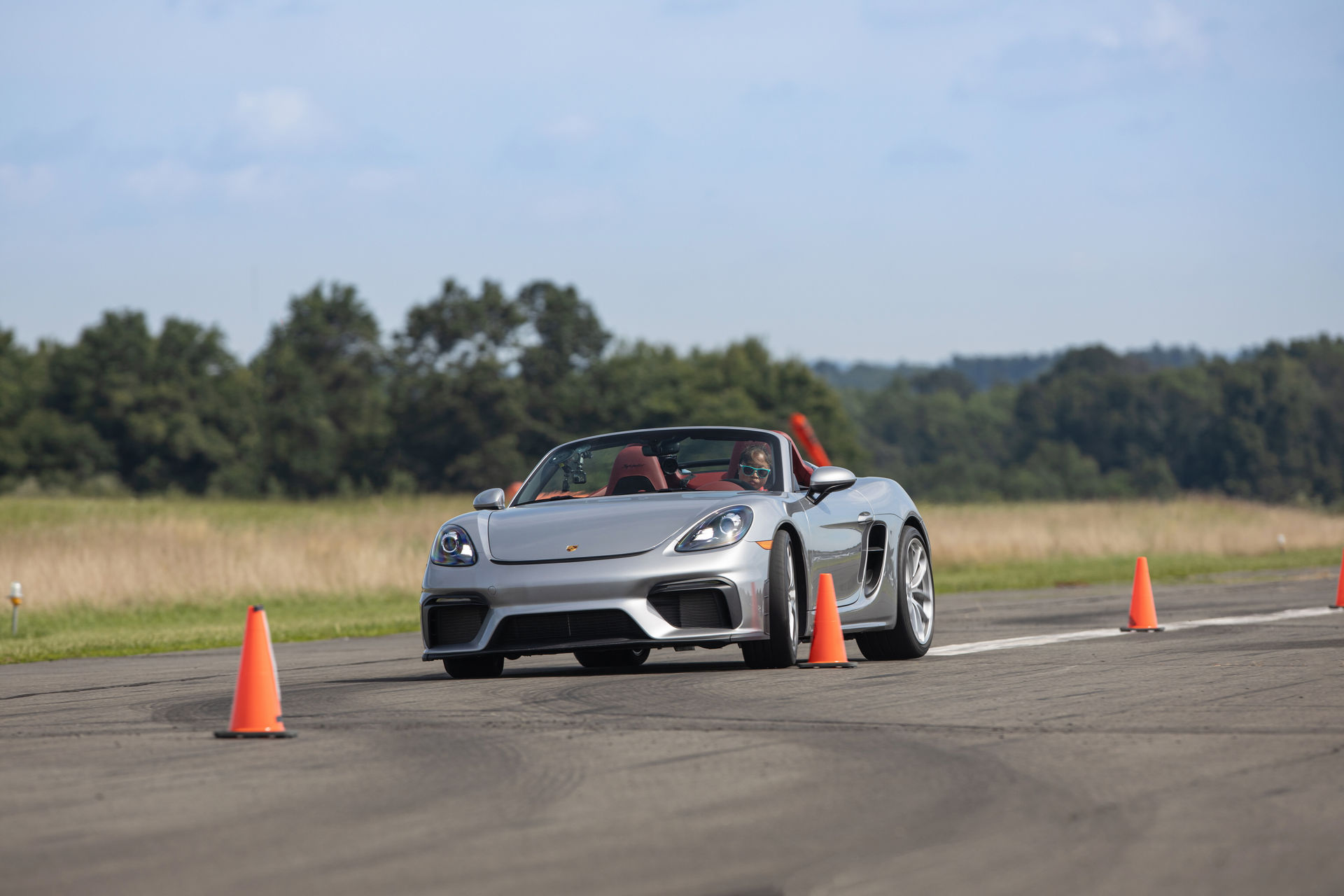 16-Year Old Girl Sets World Record For Fastest Slalom In Porsche 718
