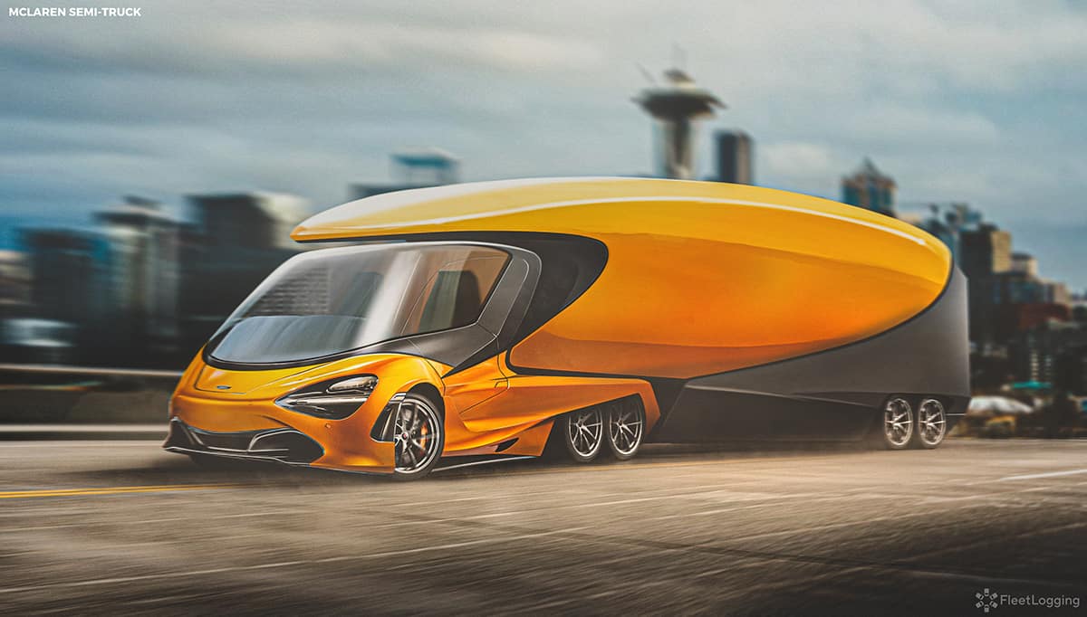 This Is What Semi-Trucks From The World’s Leading Supercar Makers Could Look Like