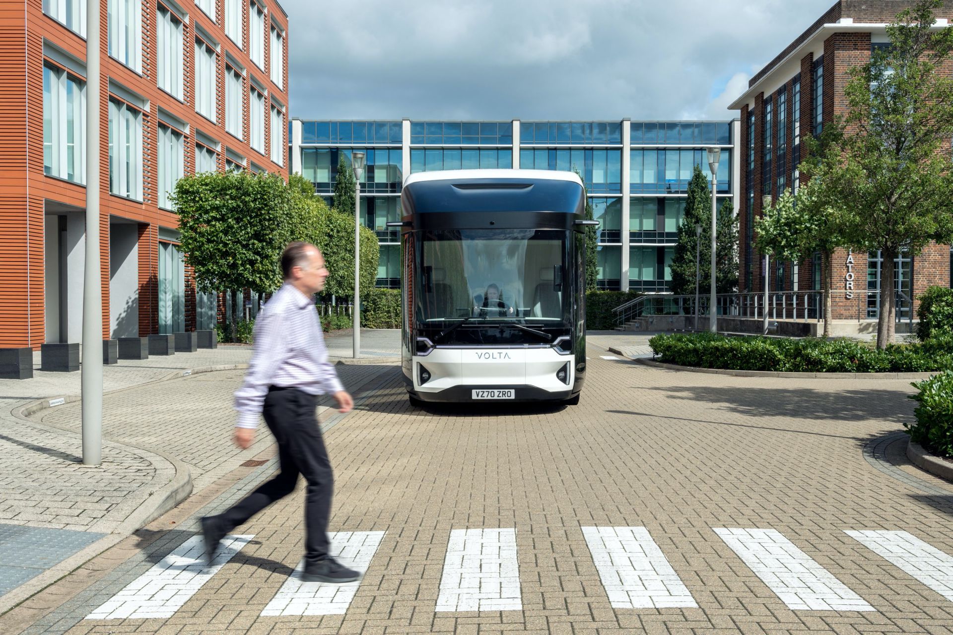 Volta Zero Is A 16-Tonne Electric Truck With A Central Driving Position