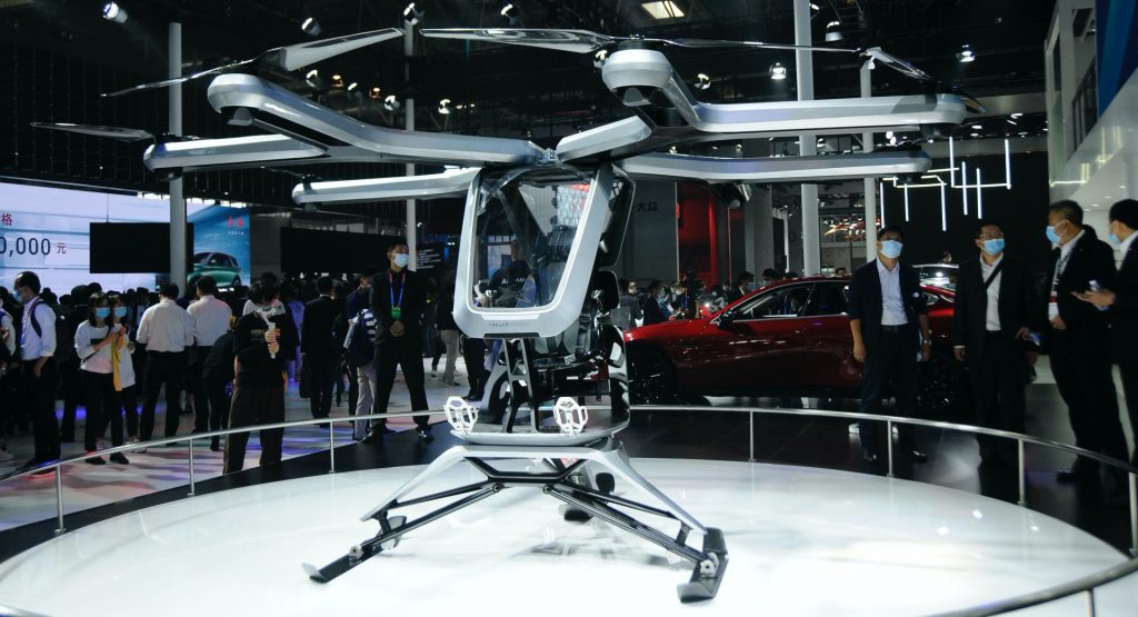  Xpeng’s Kiwigogo ‘Flying Car’ Prototype Looks Like A Human-Carrying Drone