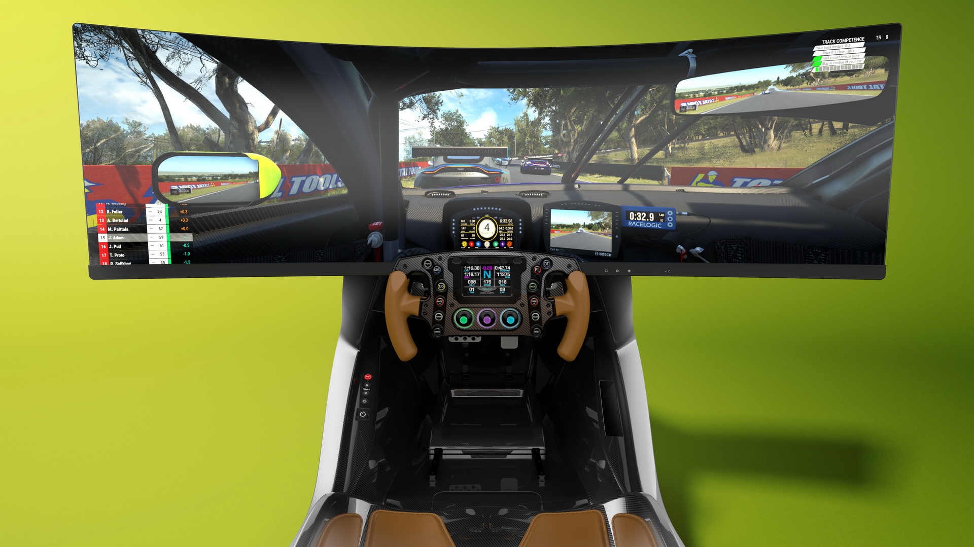 The Aston Martin AMR-C01 Is A Super-Posh $74,000 Racing Simulator For Your Living Room