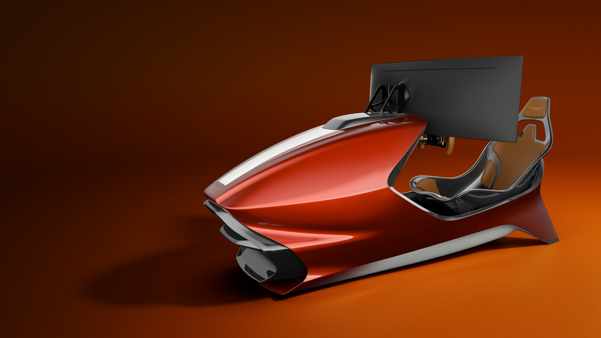 The Aston Martin AMR-C01 Is A Super-Posh $74,000 Racing Simulator For Your Living Room