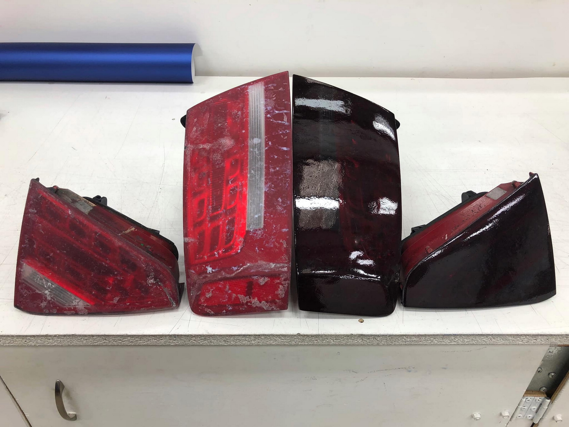 Oh, The Horror! Audi A5 Coupe Was Plasti-Dipped And Then Covered In Paint Stripper