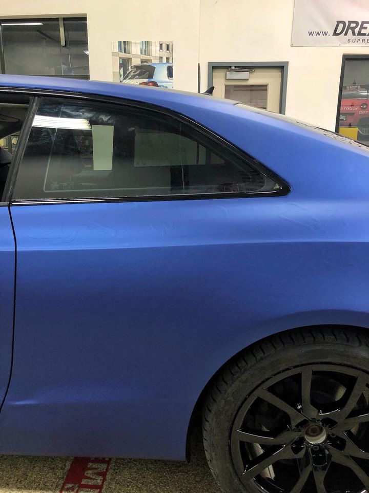 Oh, The Horror! Audi A5 Coupe Was Plasti-Dipped And Then Covered In Paint Stripper