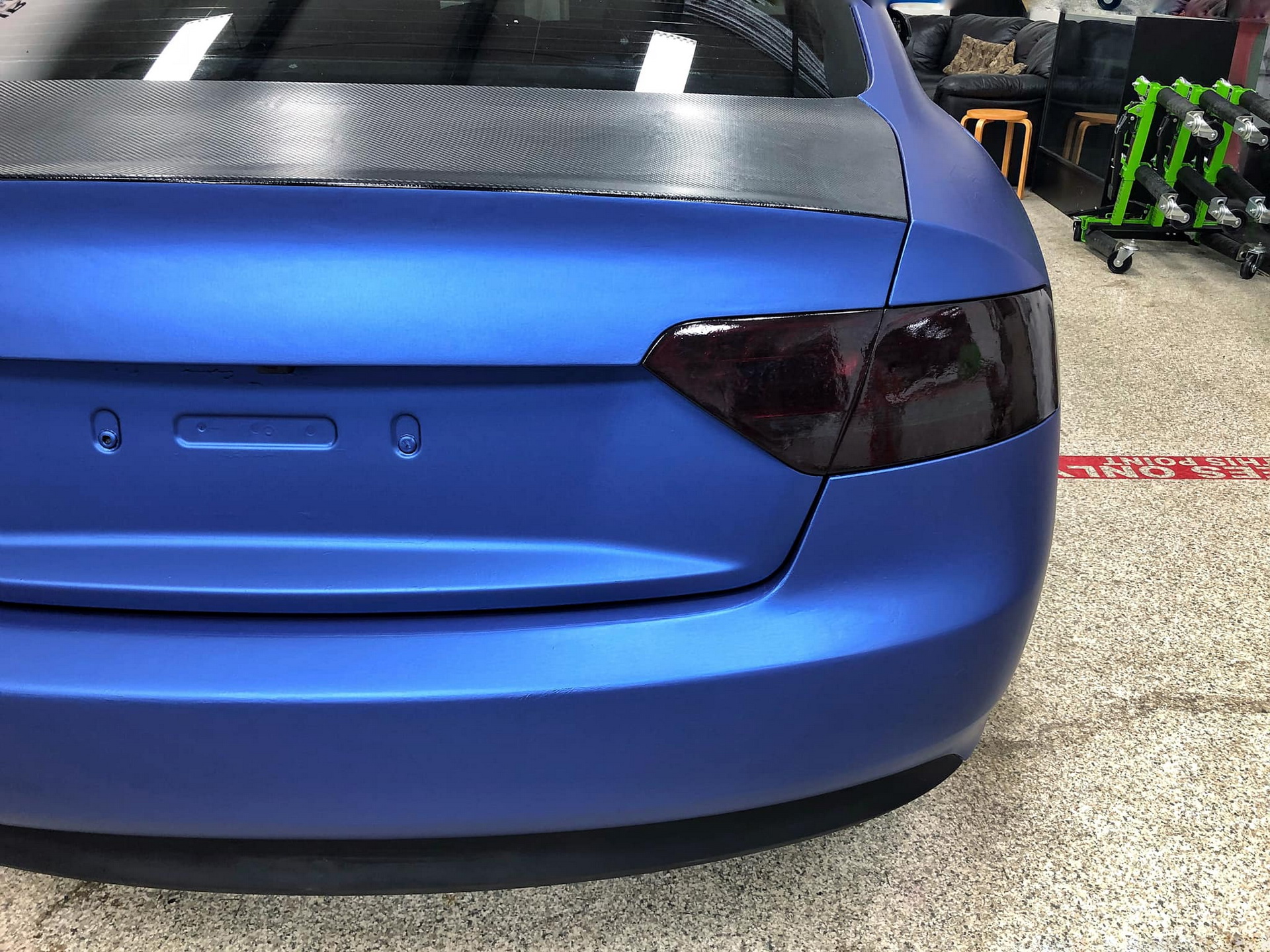 Oh, The Horror! Audi A5 Coupe Was Plasti-Dipped And Then Covered In Paint Stripper