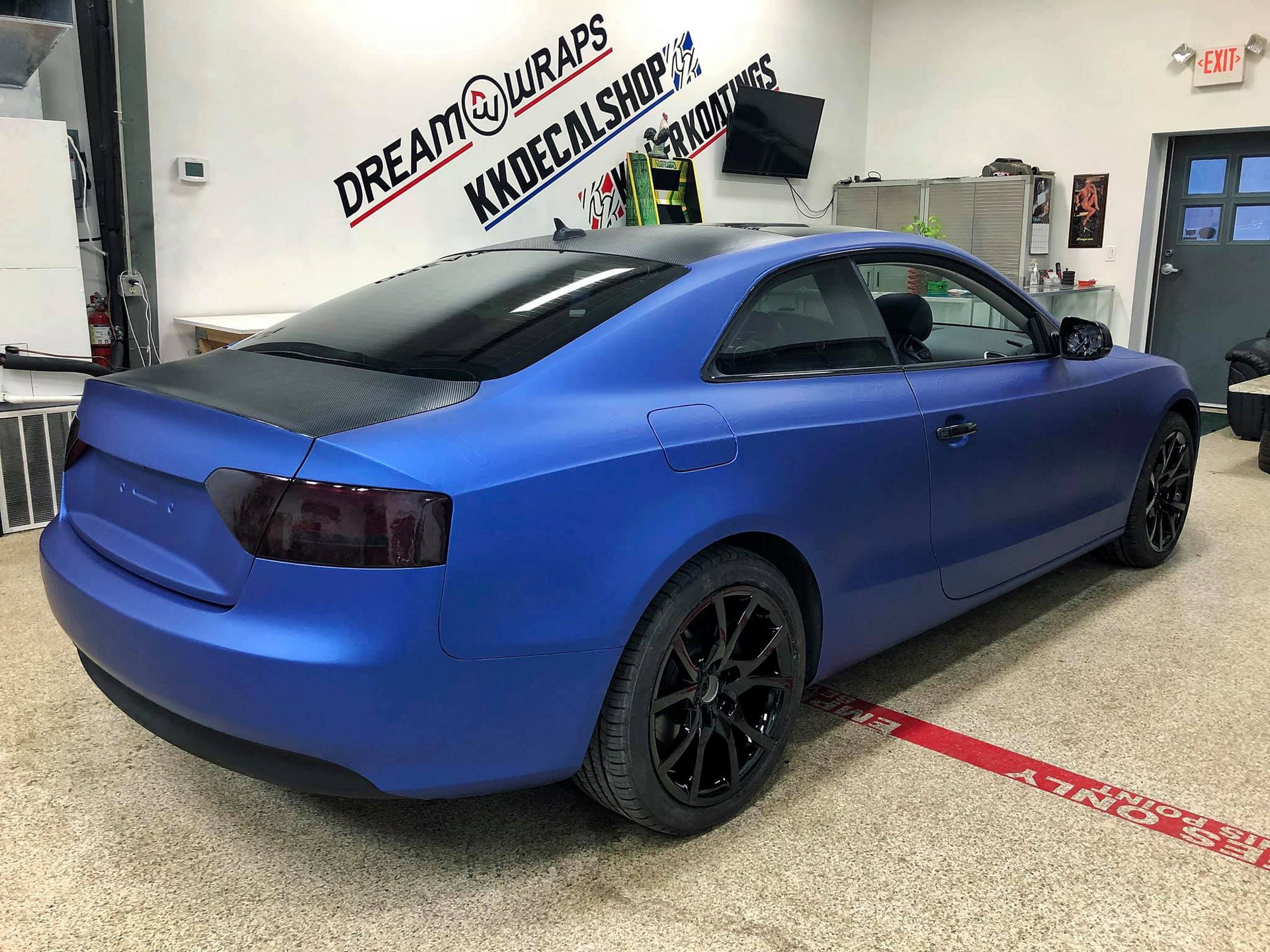 Oh, The Horror! Audi A5 Coupe Was Plasti-Dipped And Then Covered In Paint Stripper