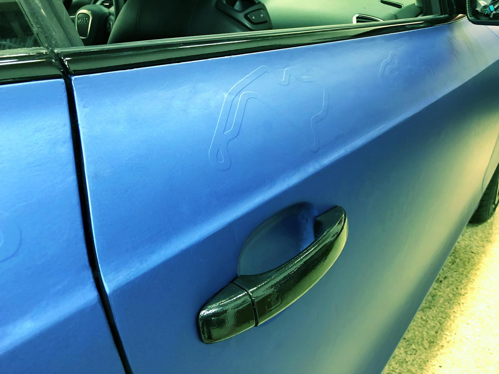 Oh, The Horror! Audi A5 Coupe Was Plasti-Dipped And Then Covered In Paint Stripper