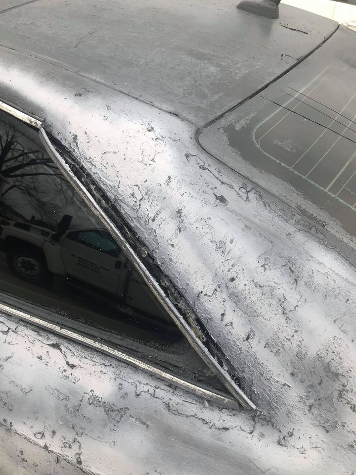 Oh, The Horror! Audi A5 Coupe Was Plasti-Dipped And Then Covered In Paint Stripper