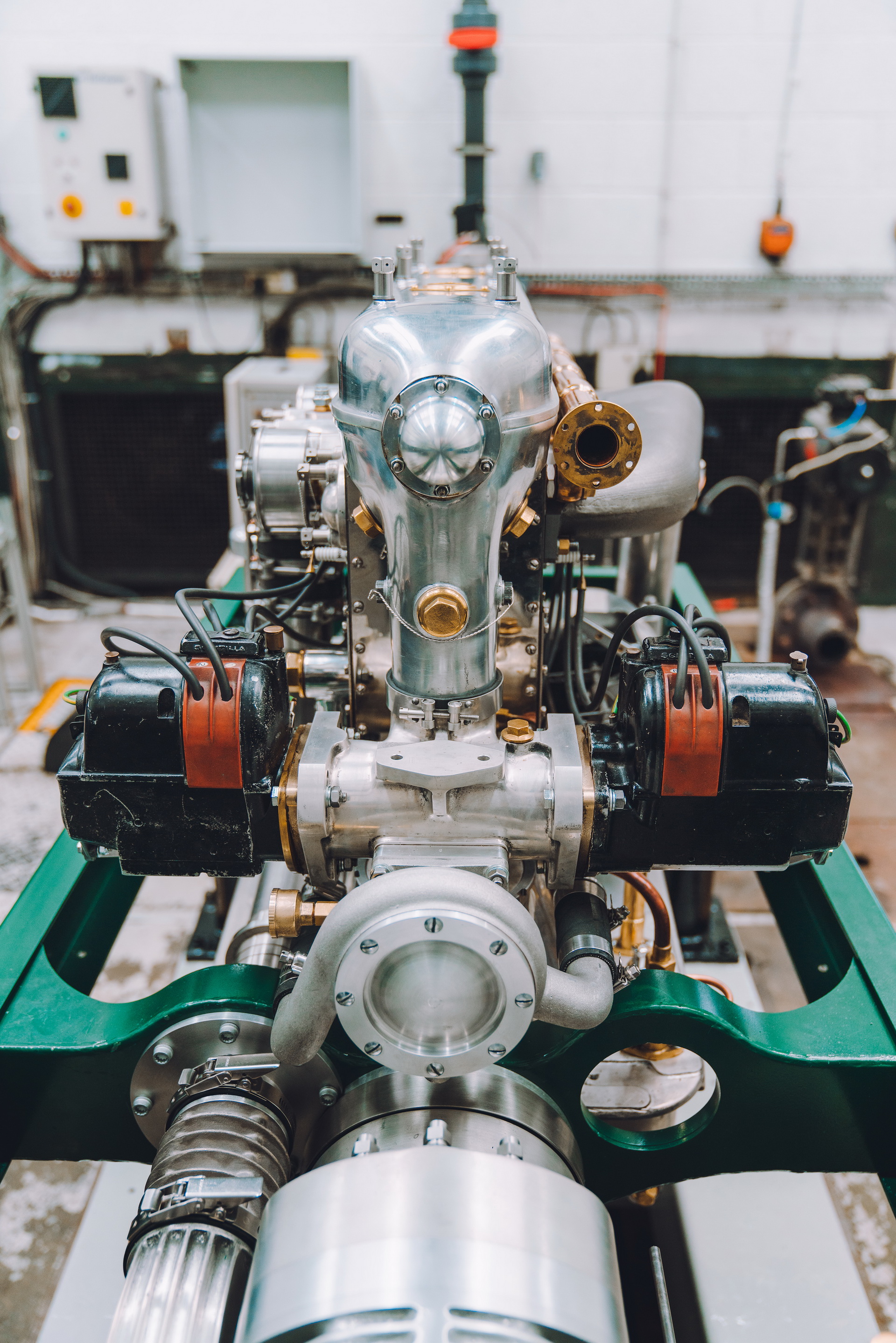 New Bentley Blower Engine Comes To Life In Crewe On Specially-Built Testbed