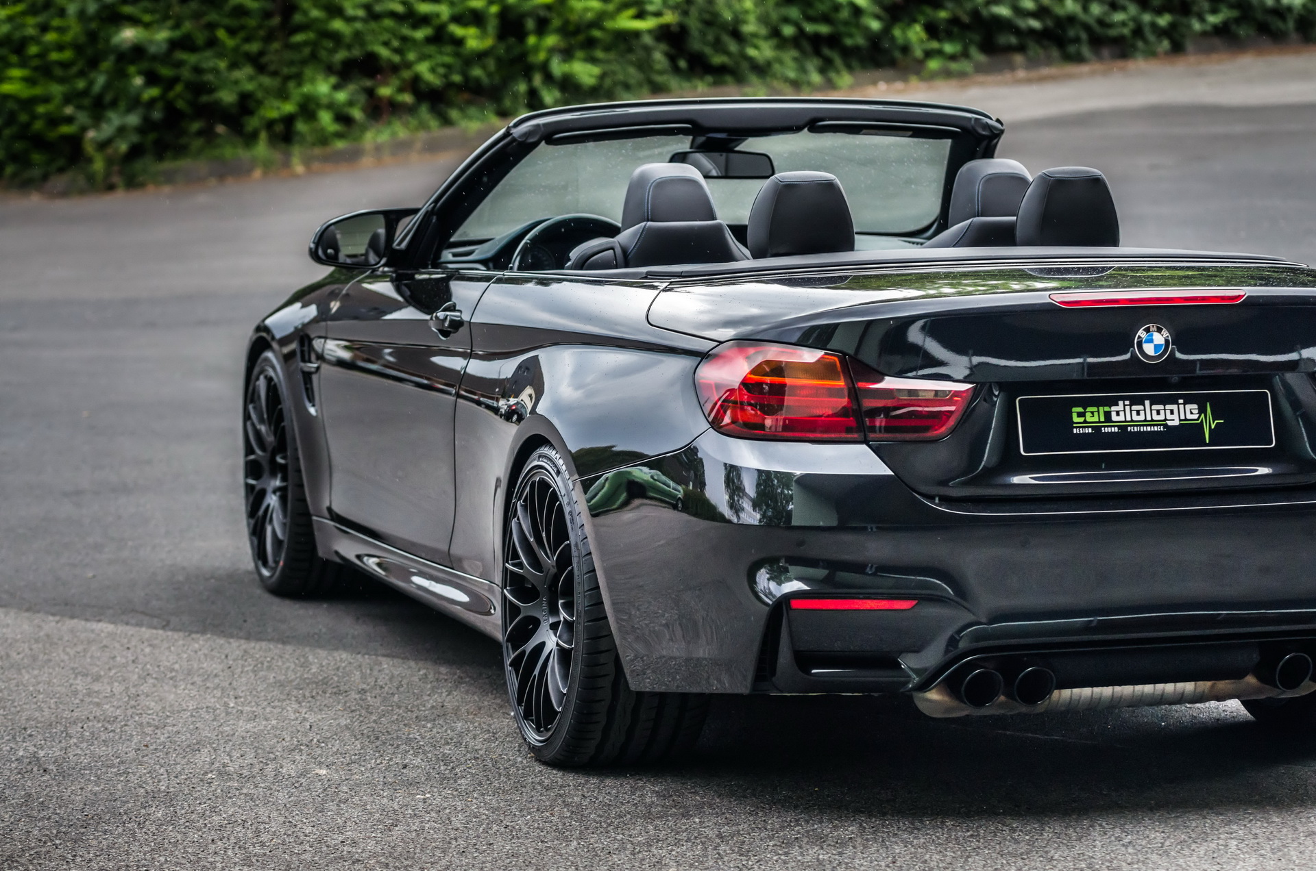 513 HP Black On Black BMW M4 Cabrio Looks Menacing