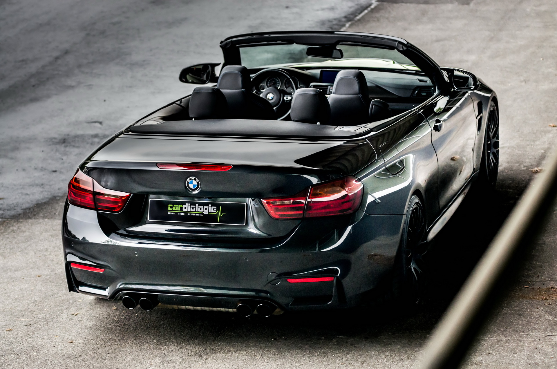 513 HP Black On Black BMW M4 Cabrio Looks Menacing