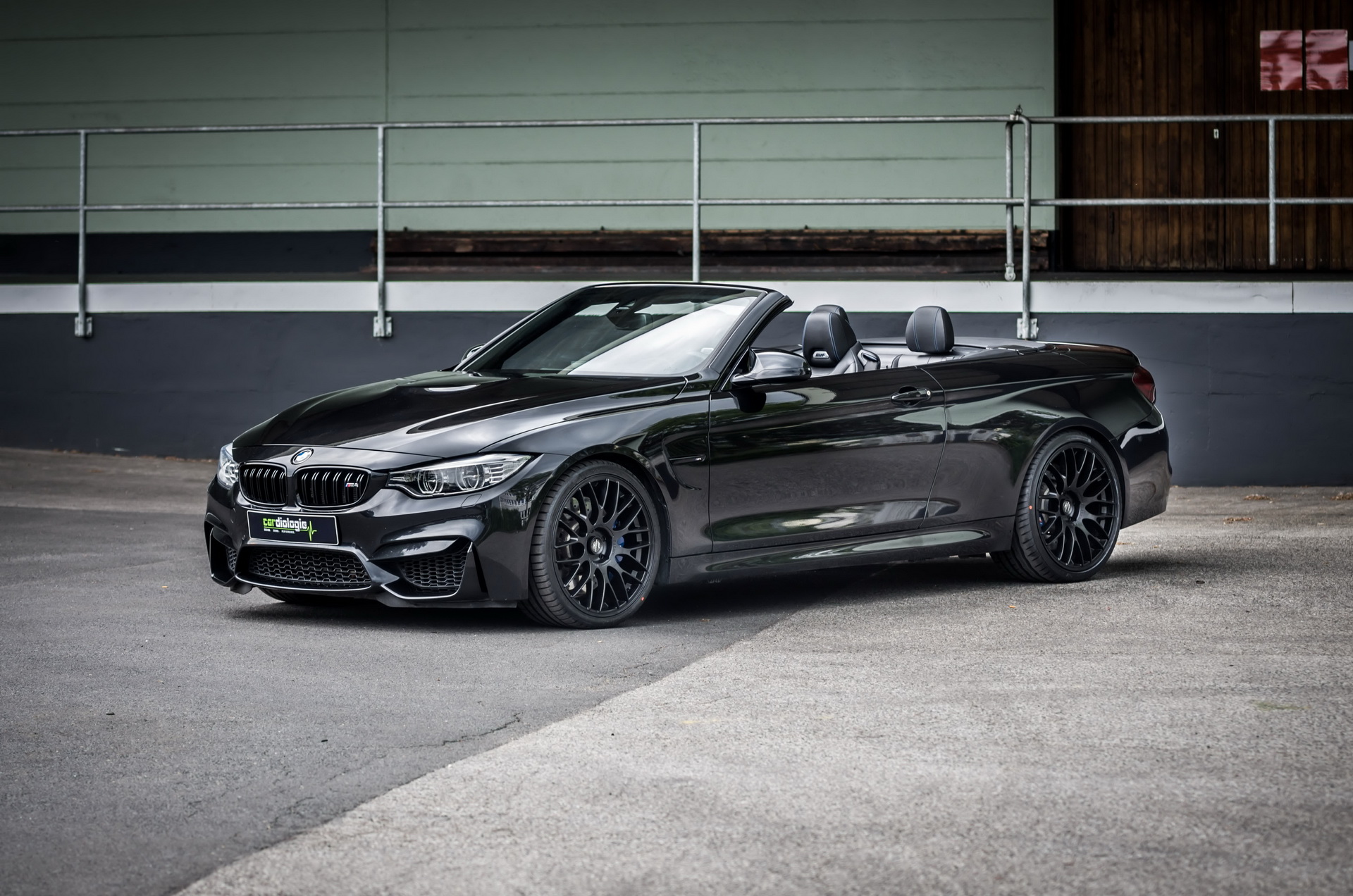 513 HP Black On Black BMW M4 Cabrio Looks Menacing