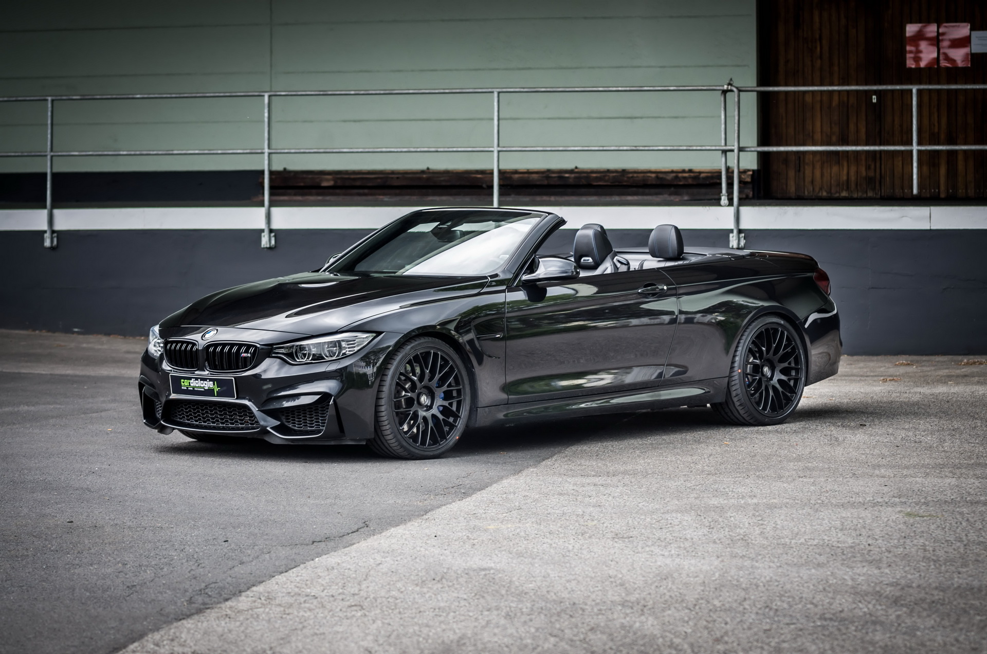 513 HP Black On Black BMW M4 Cabrio Looks Menacing