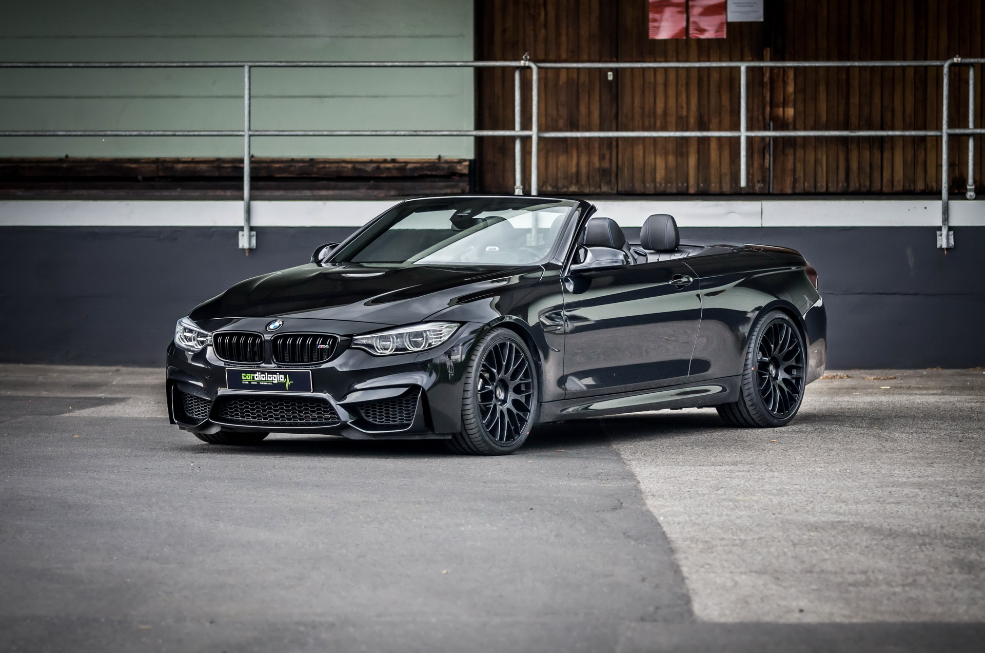 513 HP Black On Black BMW M4 Cabrio Looks Menacing