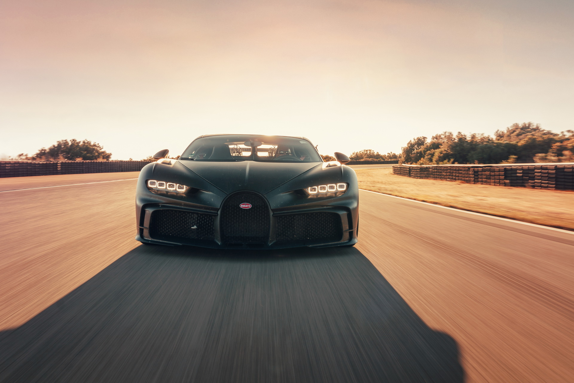 Bugatti Chiron Pur Sport Goes Airborne At Nardo During Track Testing