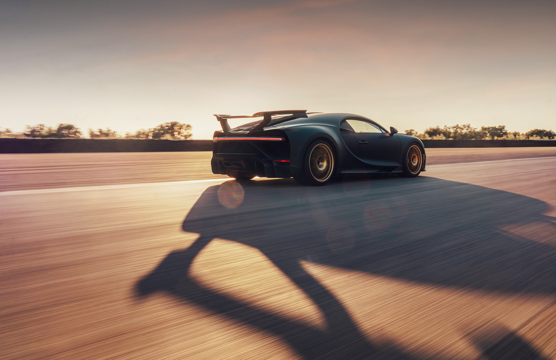 Bugatti Chiron Pur Sport Goes Airborne At Nardo During Track Testing