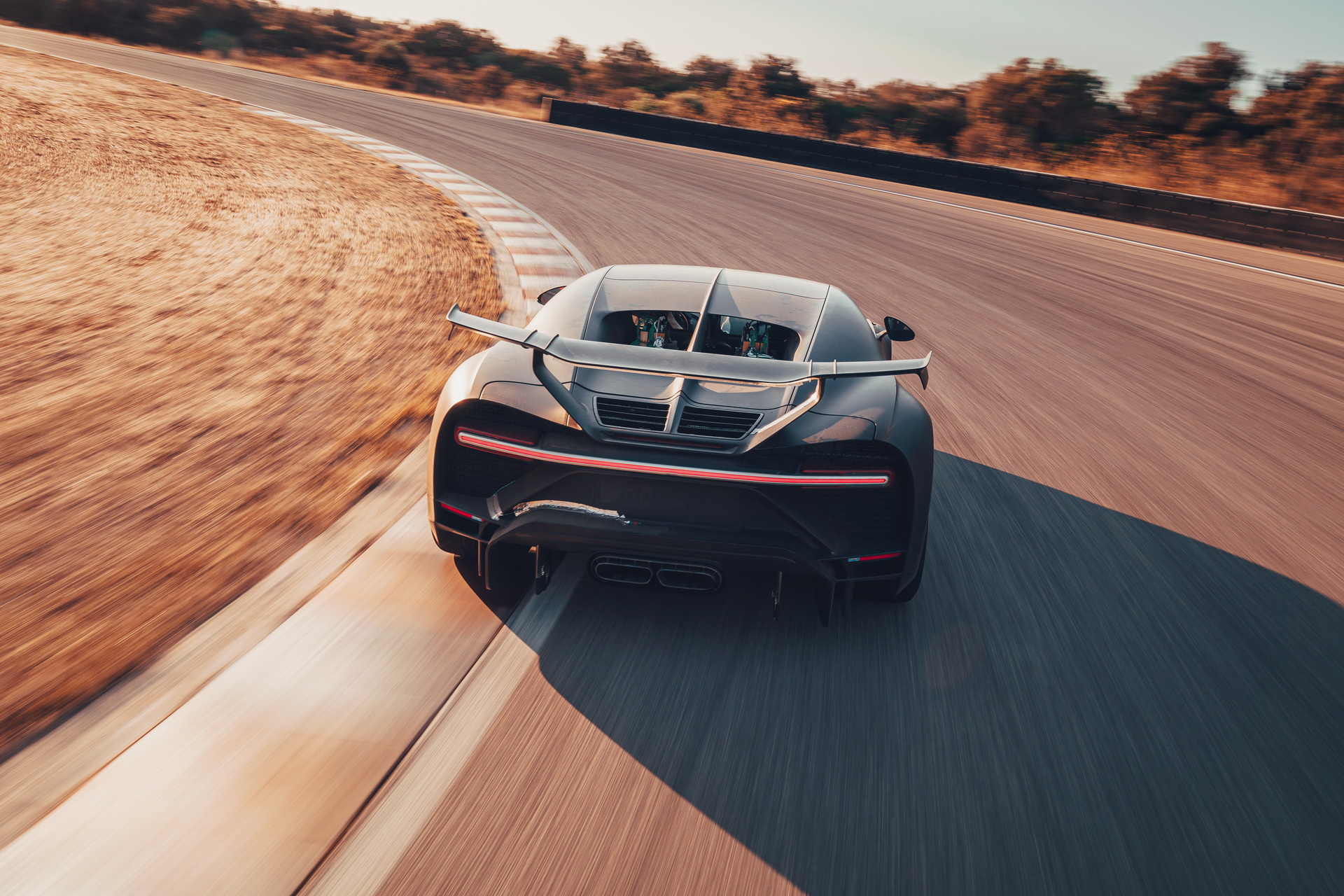 Bugatti Chiron Pur Sport Goes Airborne At Nardo During Track Testing