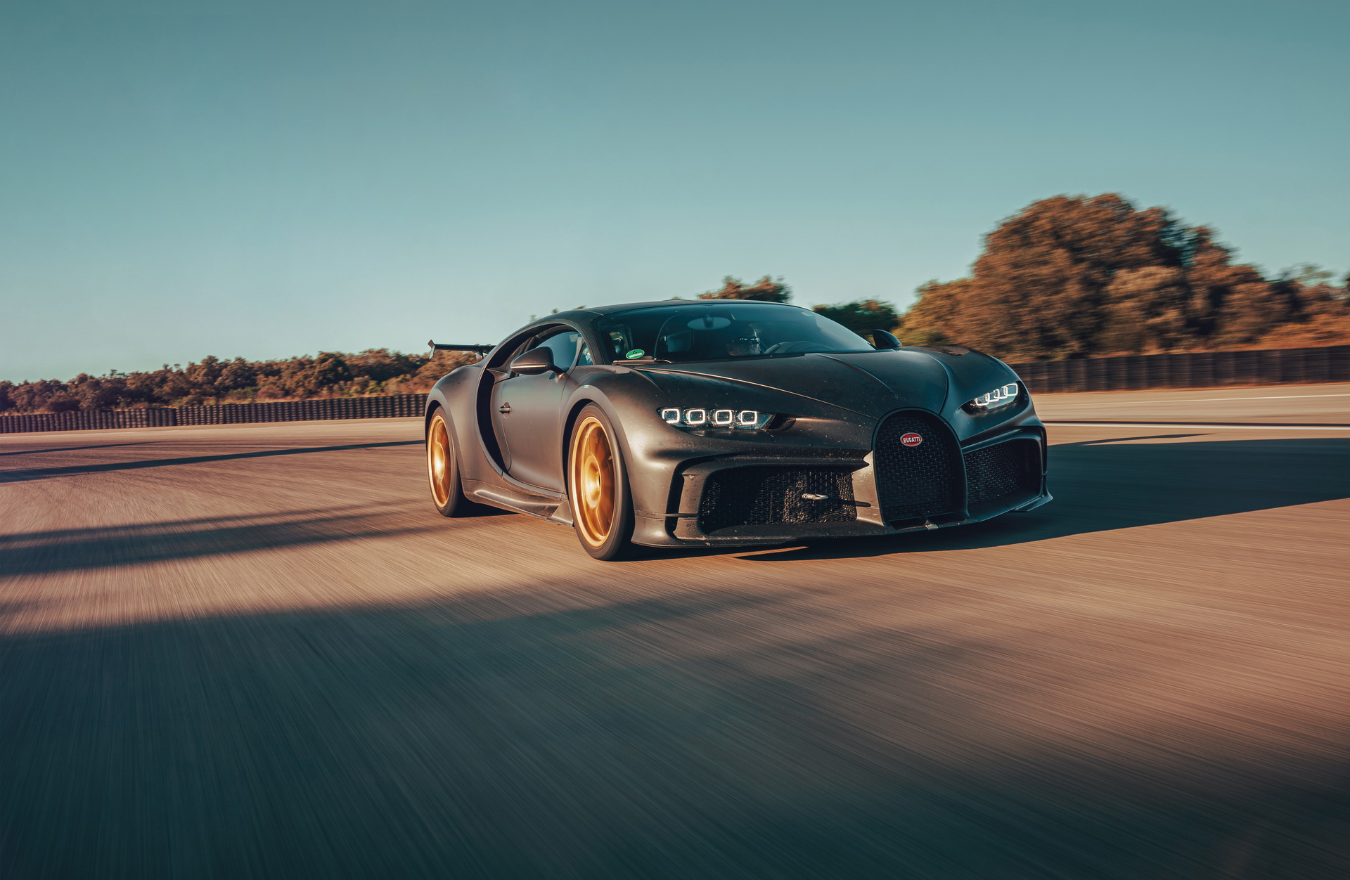 Bugatti Chiron Pur Sport Goes Airborne At Nardo During Track Testing