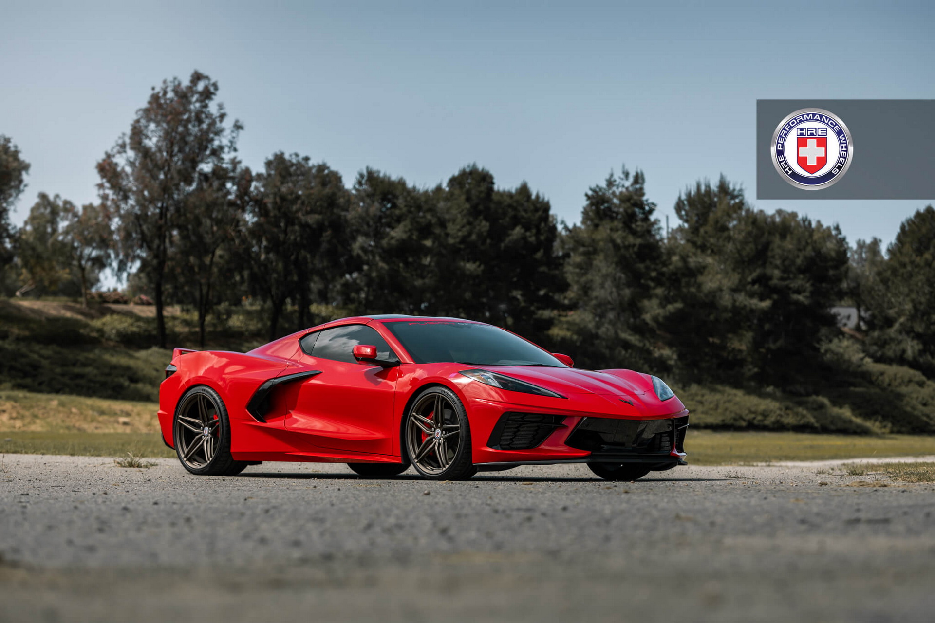 Do These Satin Bronze Wheels Suit A Torch Red C8 Corvette?