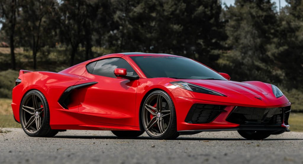 Do These Satin Bronze Wheels Suit A Torch Red C8 Corvette?