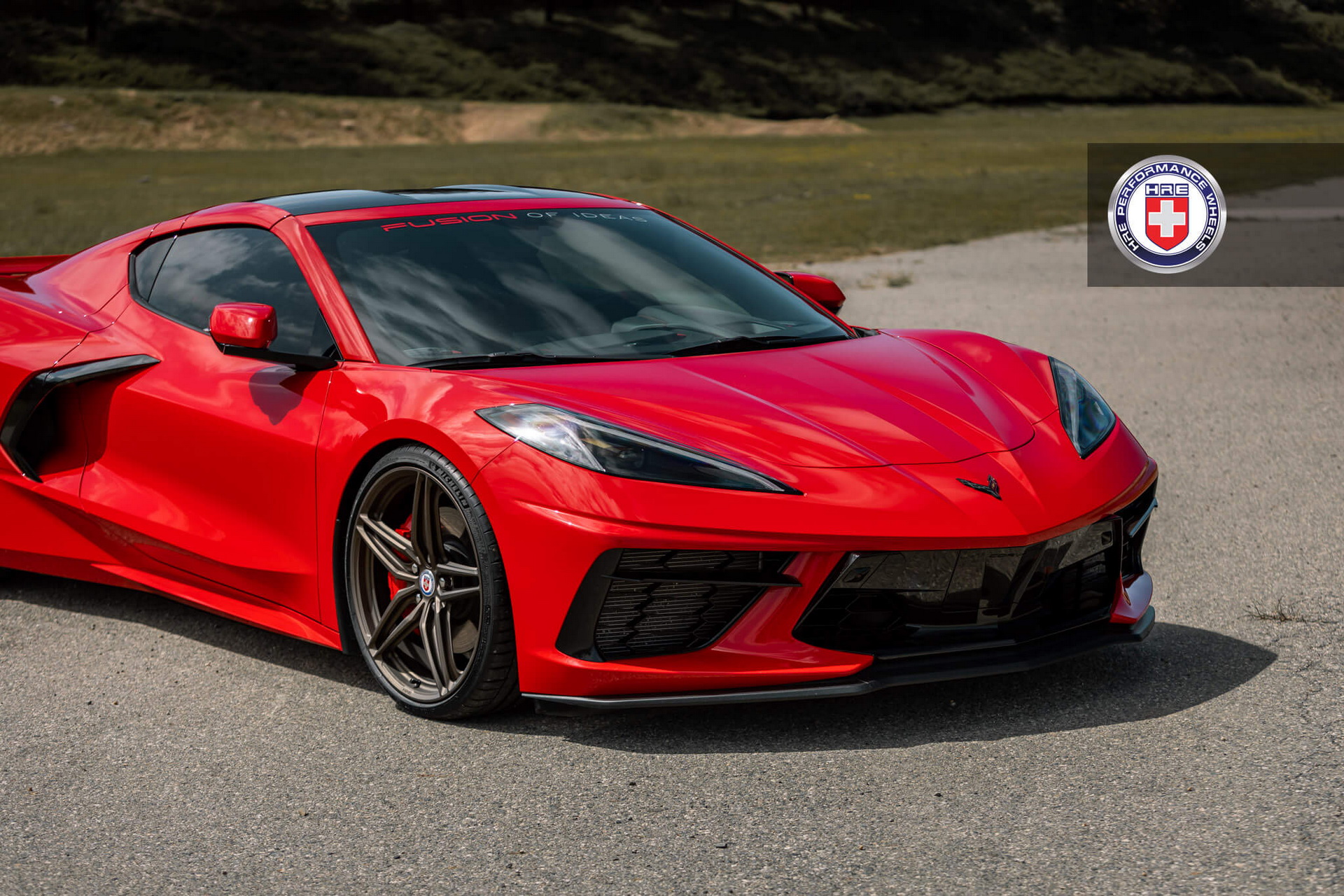 Do These Satin Bronze Wheels Suit A Torch Red C8 Corvette?
