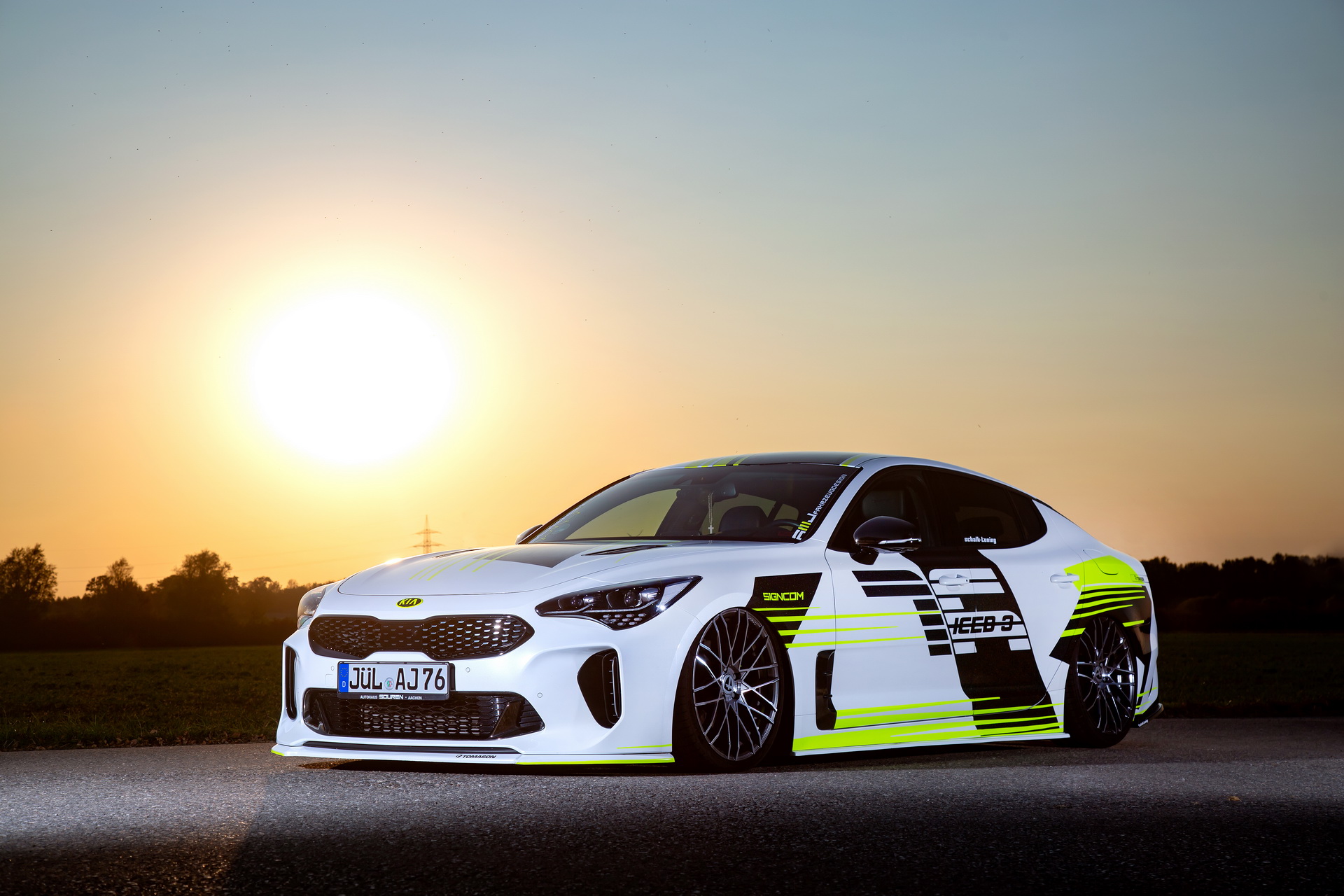 Meet The StingAir: An Asphalt-Hugging, Diesel-Powered Tuned Kia Stinger