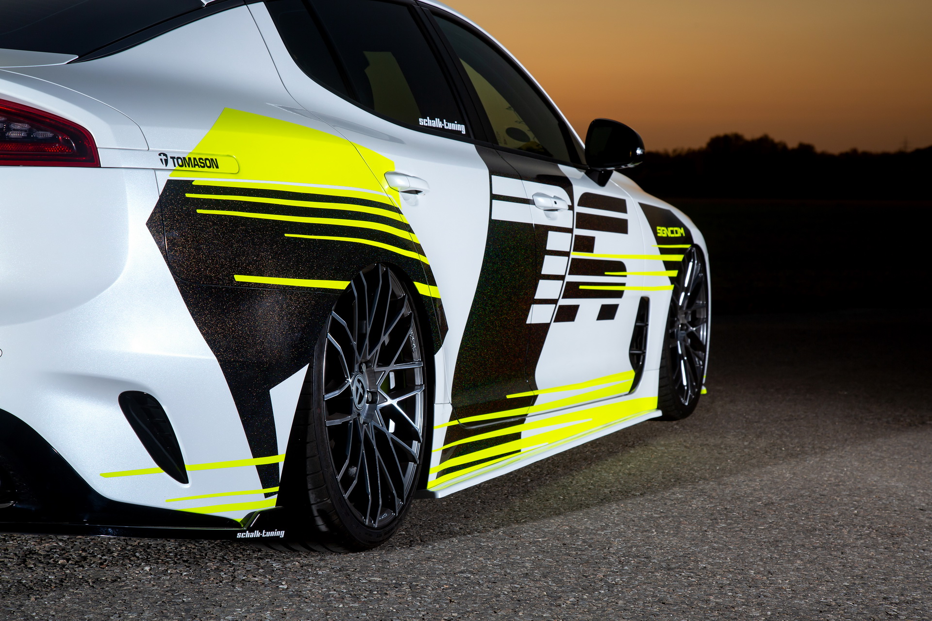 Meet The StingAir: An Asphalt-Hugging, Diesel-Powered Tuned Kia Stinger