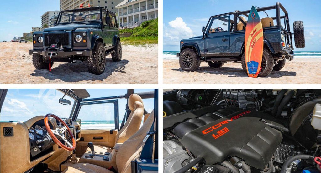 Surf’s Up: Classic Land Rover Defender Gears Up For The Beach
