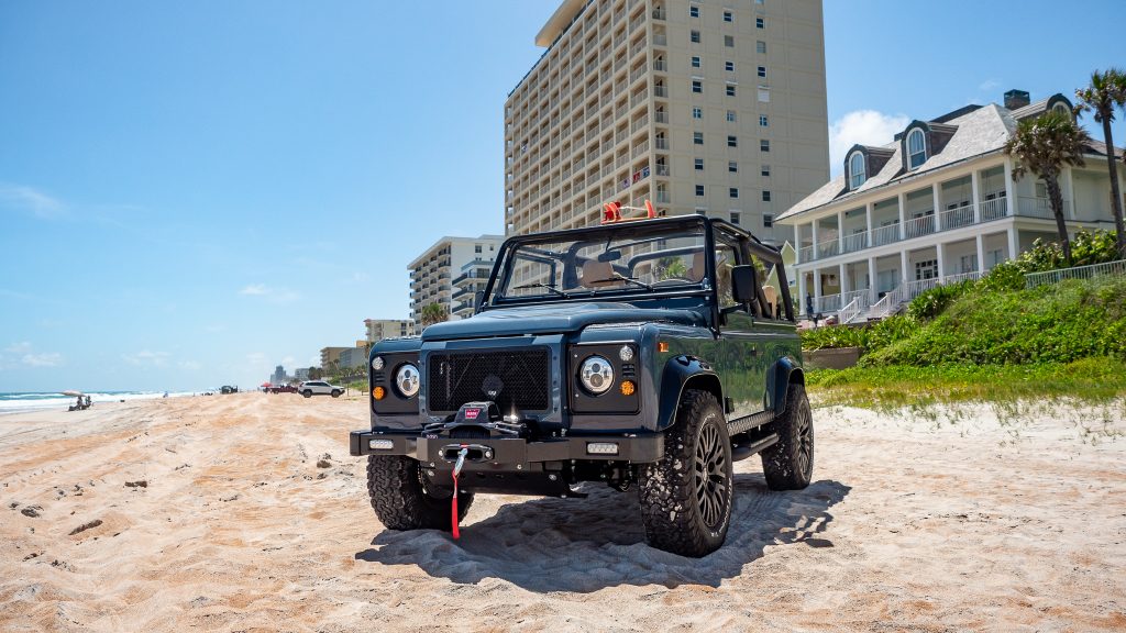 Surf’s Up: Classic Land Rover Defender Gears Up For The Beach