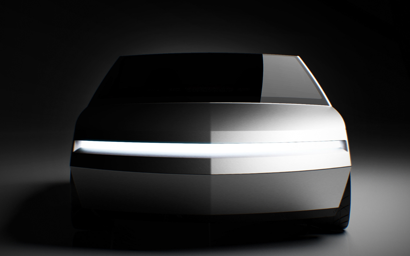 Tesla CyberCoupe Looks Like A Sci-Fi Movie Car, Would Make For A Nice Modern KITT