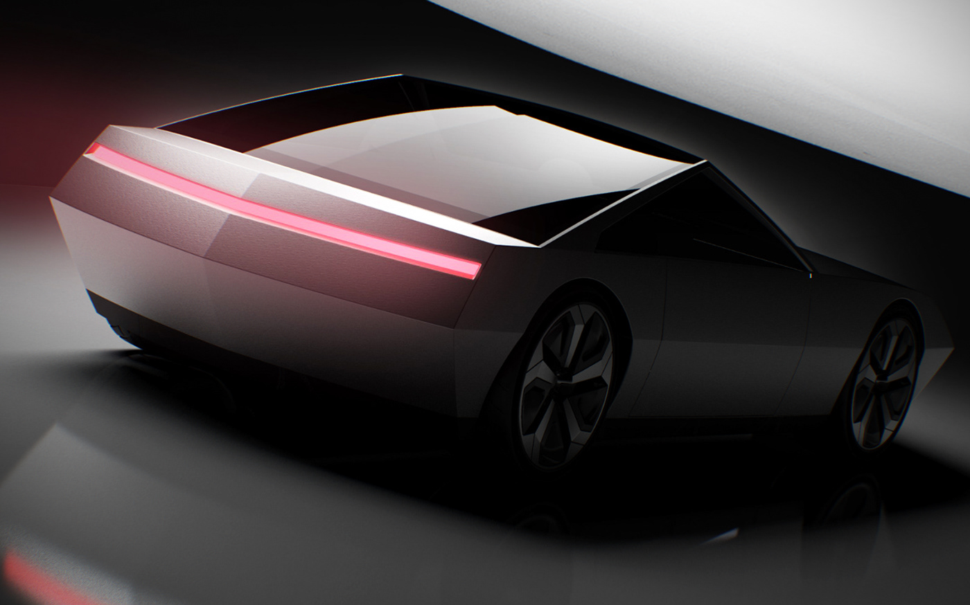 Tesla CyberCoupe Looks Like A Sci-Fi Movie Car, Would Make For A Nice Modern KITT